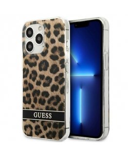 Guess GUHCP13LHSLEOW iPhone 13 Pro / 13 6.1" brown/brown hardcase Leopard