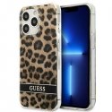 Guess GUHCP13LHSLEOW iPhone 13 Pro / 13 6.1" brown/brown hardcase Leopard Guess GUHCP13LHSLEOW iPhone 13 Pro / 13 6.1" brown/brown hardcase Leopard