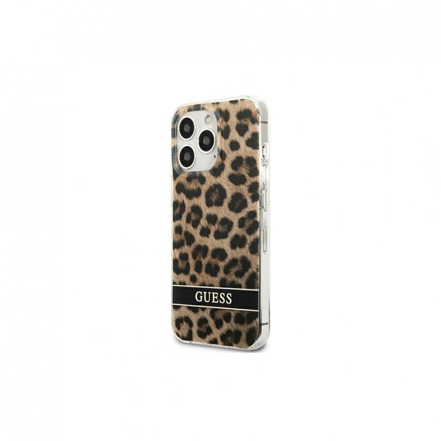 Guess GUHCP13LHSLEOW iPhone 13 Pro / 13 6.1" brown/brown hardcase Leopard – 2