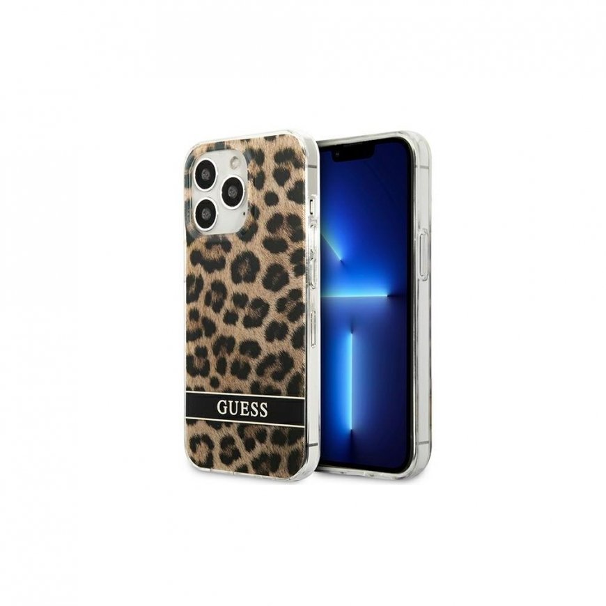 Guess GUHCP13LHSLEOW iPhone 13 Pro / 13 6.1" brown/brown hardcase Leopard – 3