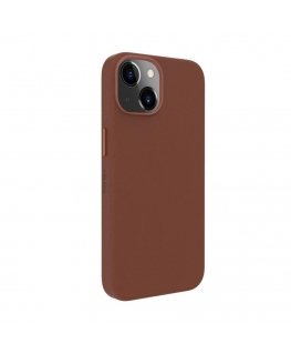Dėklas Evelatus Apple iPhone 14 Genuine Leather case with MagSafe Brown