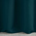 Eurofirany LOGAN blackout night curtain, 135X250 cm, loops / rings, color: dark turquoise Eurofirany LOGAN blackout night curtain, 135X250 cm, loops / rings, color: dark turquoise