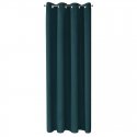 Eurofirany LOGAN blackout tipo temdanti naktinė užuolaida, 135X250 cm, kilpos / žiedai, spalva: tamsi turkio Eurofirany LOGAN blackout tipo temdanti naktinė užuolaida, 135X250 cm, kilpos / žiedai, spalva: tamsi turkio