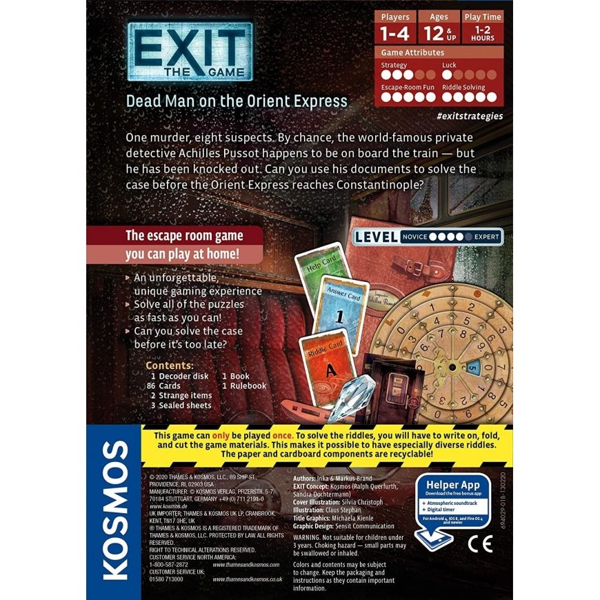 Kosmos Exit: The Game - Dead Man on the Orient Express – 4