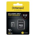 Intenso microSD 512GB UHS-I Perf CL10| Performance Klass 10 Intenso microSD 512GB UHS-I Perf CL10| Performance Klass 10