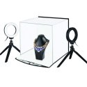 Puluz Photography box with a set of ring lamps, 30x30x30cm
