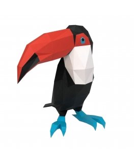Beldizart Wizardi 3D Papercraft Kit Toucan PP-2TUK-BWS