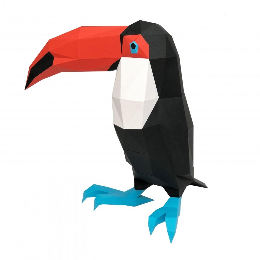Beldizart Wizardi 3D Papercraft Kit Toucan PP-2TUK-BWS – 2