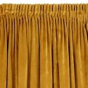 Night curtain made of soft velvet Eurofirany DIVA LINE RIA 140X270 cm, tape/tunnel/hooks, 300g/m2, color: mustard Night curtain made of soft velvet Eurofirany DIVA LINE RIA 140X270 cm, tape/tunnel/hooks, 300g/m2, color: mustard