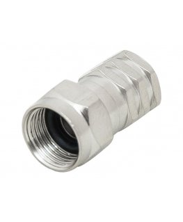 Blow SAT plug "F" RG6 compressed with gasket