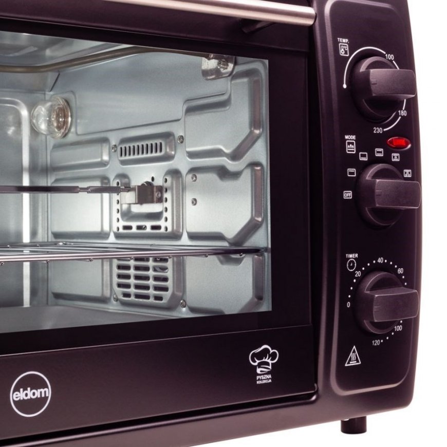 ELDOM Oven ONEV, capacity 48 l, rotisserie spit, hot air, power 2000 W – 3