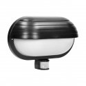 Wall lamp Orno MUSAM, garden lamp with motion sensor 180°, 1x60W, E27, IP44, with lock, plastic, black Wall lamp Orno MUSAM, garden lamp with motion sensor 180°, 1x60W, E27, IP44, with lock, plastic, black