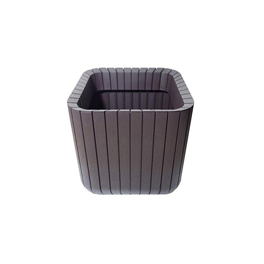 Doniczka Keter Cube Wood Planter L brown – 2