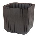 Doniczka Keter Cube Wood Planter L brown Doniczka Keter Cube Wood Planter L brown