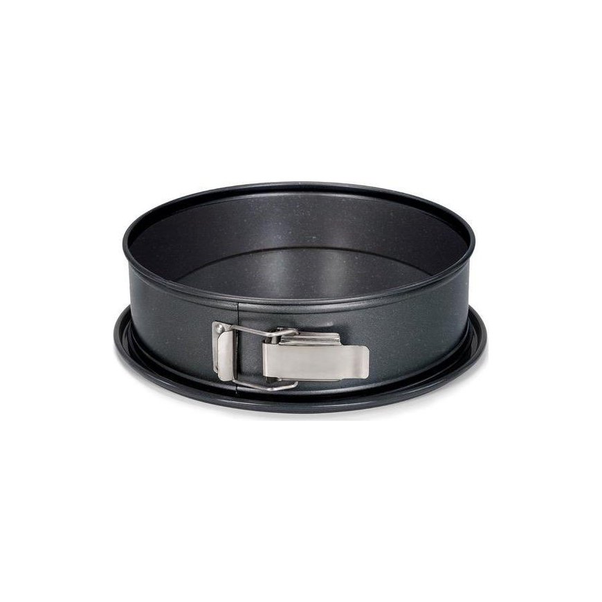 Patisse spring form with tight bottom 28 cm, black steel