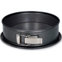 Patisse spring form with tight bottom 28 cm, black steel