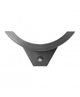 Wall lamp Orno SPINEL LED 10W, garden lamp with motion sensor 140°, 800lm, IP54, 4000K, IK10, gray