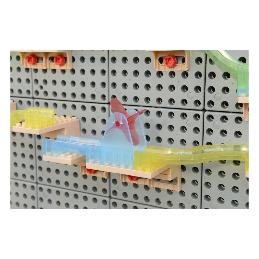 MASTERKIDZ Rinkinys Construction Ball Track STEM Board 120 vnt – 5