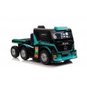 Lean Cars Single electric car with trailer Mercedes-Benz Axor XMX622, blue
