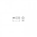 Impact TORX bit KOKEN 107-16T T60 Impact TORX bit KOKEN 107-16T T60