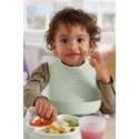 BabyBjörn Baby Bib -ruokalappu, 2 kpl, Grey / Powder Green