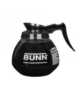 Kavamala Bunn Black Handle Glass Decanter 1.9 L