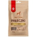 MACED Trušu nūjiņas ar ābolu un bietes piedevu - Suņu cienasts - 100g MACED Trušu nūjiņas ar ābolu un bietes piedevu - Suņu cienasts - 100g