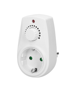 Orno Dimmer with additional 2P + Z socket (Schuko), max 280W