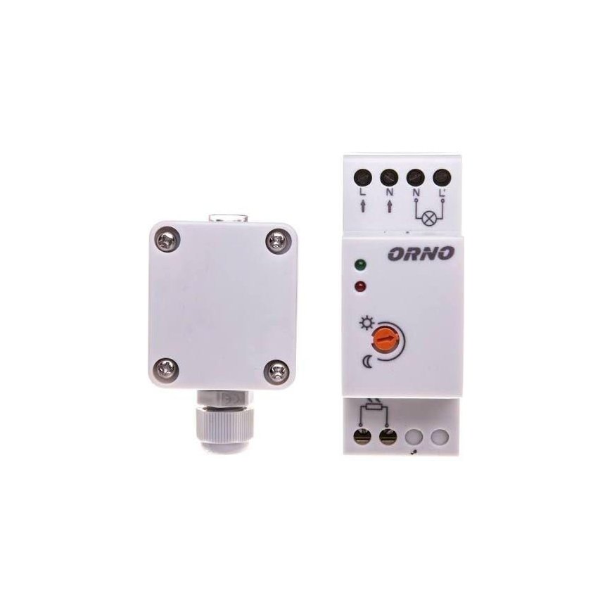 Orno Twilight sensor for DIN rail