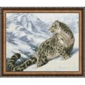 Beldizart Diamond painting set Snow Leopard 50х40 cm AZ-1520 Beldizart Diamond painting set Snow Leopard 50х40 cm AZ-1520