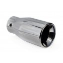 Stainless steel exhaust muffler tip amio mt 018 bc graphite smoke