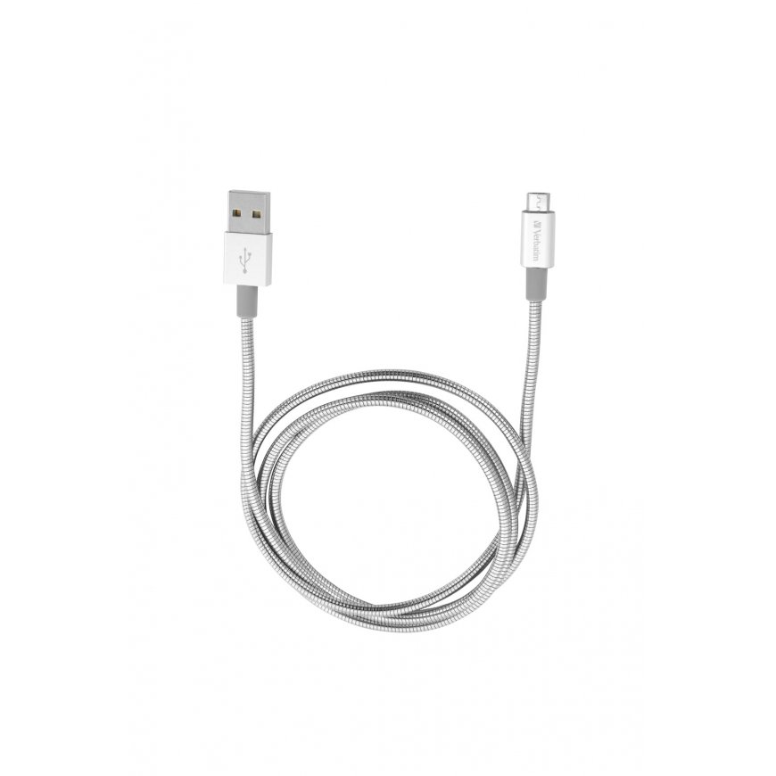 Verbatim 48862 USB-kaabel 1 m USB A Micro-USB A Hõbe