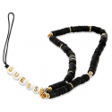 Dėklas Guess Guess zawieszka GUSTPEARK Phone Strap juoda/juodas Heishi Beads Dėklas Guess Guess zawieszka GUSTPEARK Phone Strap juoda/juodas Heishi Beads