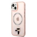 Karl Lagerfeld Case for iPhone 14 Plus 6.7" KLHMP14MHNKCIP Pink Hard Case Magsafe IML NFT K&C Karl Lagerfeld Case for iPhone 14 Plus 6.7" KLHMP14MHNKCIP Pink Hard Case Magsafe IML NFT K&C