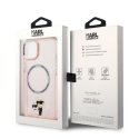 Karl Lagerfeld dėklas, skirtas iPhone 14 Plus 6,7" KLHMP14MHNKCIP rožinis kietas dėklas Magsafe IML NFT K&C Karl Lagerfeld dėklas, skirtas iPhone 14 Plus 6,7" KLHMP14MHNKCIP rožinis kietas dėklas Magsafe IML NFT K&C