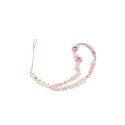 Guess Pendant GUSTSHPP Phone Strap Pink/Pink Shell Beads Guess Pendant GUSTSHPP Phone Strap Pink/Pink Shell Beads