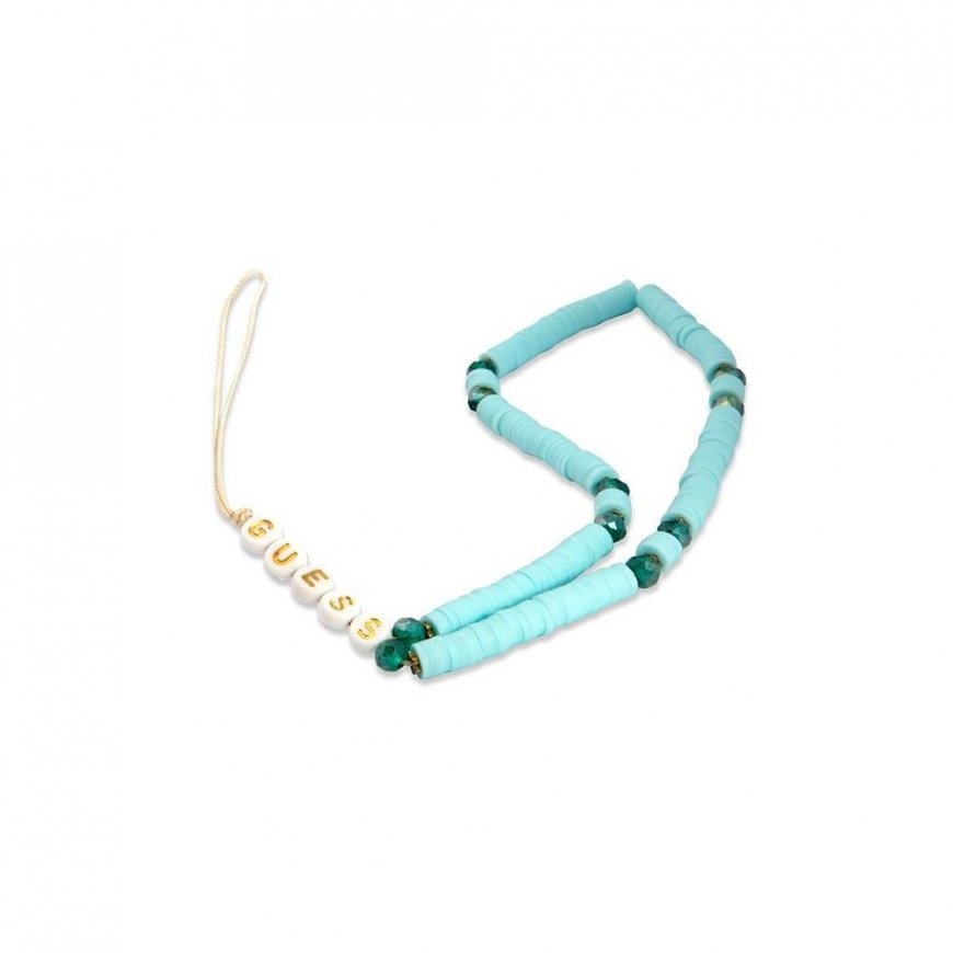 Guess Guess zawieska GUSTPEARP Phone Strap blue/blue Heishi Beads – 3