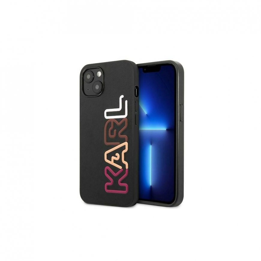 Karl Lagerfeld case iPhone 13 Pro KLHCP13LPCOBK black hard case Multipink Logo – 2