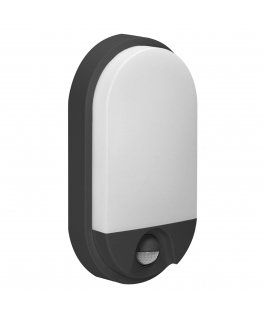 Wall lamp Orno PIRYT LED 10W, garden lamp with motion sensor 140pcs, 800lm, IP54, 4000K, spherical, AD-OP-6109GLPMR4
