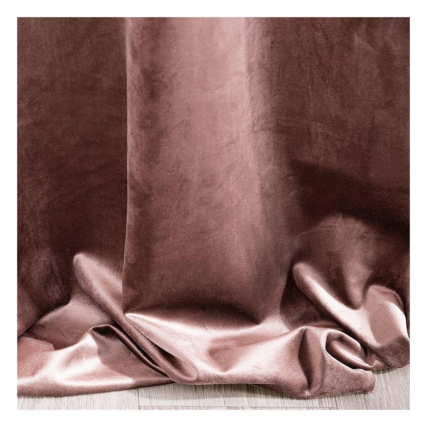 Night curtain made of soft velvet Eurofirany DIVA LINE RIA 140X270 cm, tape/tunnel/hooks, 300g/m2, color: dark pink – 3