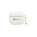 Ausinės Guess Spėjimas GUAPLSCHSH AirPods Pro dangtelis baltas silikoninis karulių rinkinys Ausinės Guess Spėjimas GUAPLSCHSH AirPods Pro dangtelis baltas silikoninis karulių rinkinys