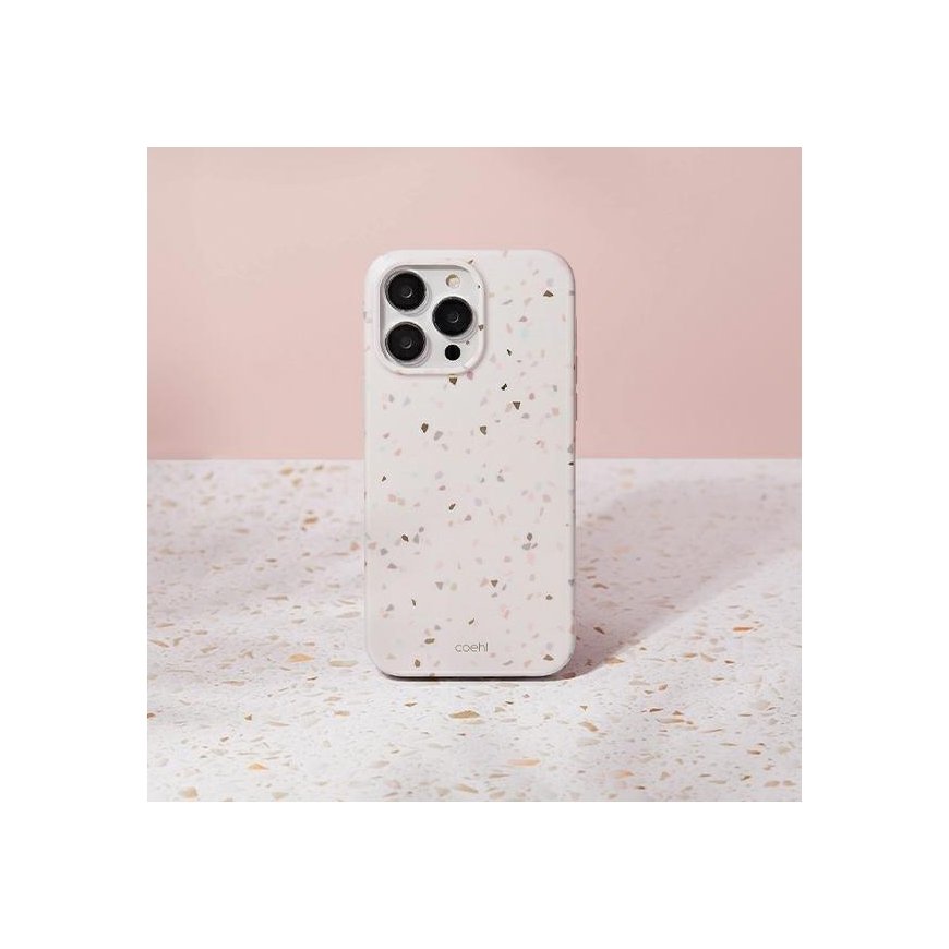 Uniq Dėklas UNIQ Coehl Terrazzo Apple iPhone 14 Pro Max smėlio/sandstone