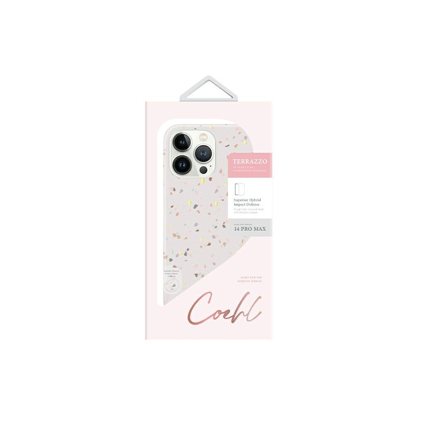 Uniq Dėklas UNIQ Coehl Terrazzo Apple iPhone 14 Pro Max smėlio/sandstone – 5