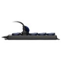 Orno IP44 atsparus purslams dirbtuvių ilgintuvas, 5 lizdai 2P + Z IP44, guminis kabelis, H05RR-F 3x1,5 mm?, ilgis 5 m