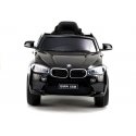 Lean Cars Elektromobilis vaikams BMW X6, juodas lakuotas