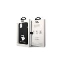 Karl Lagerfeld Case iPhone 14 Plus 6.7" KLHMP14MSNCHBCK Black Hard Case Magsafe Silicone NFT Choupette