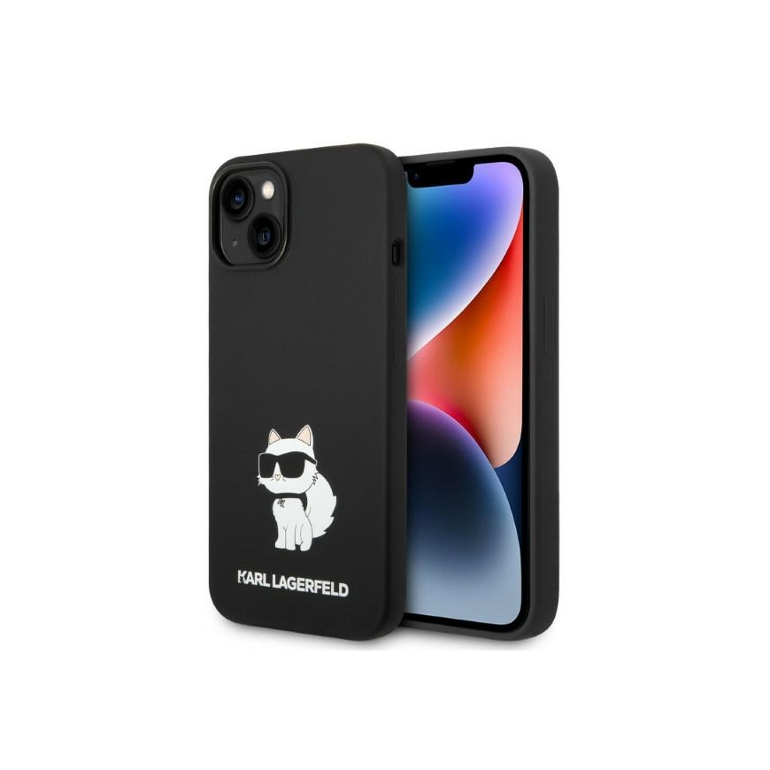 Karl Lagerfeld Case iPhone 14 Plus 6.7" KLHMP14MSNCHBCK Black Hard Case Magsafe Silicone NFT Choupette – 5