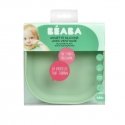 BEABA SILICONE STICK PLATE, SAGE Green