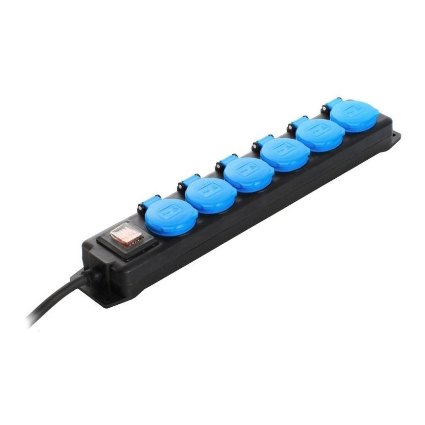 AS Schwabe 6-socket extension cord AS-SCHWABE