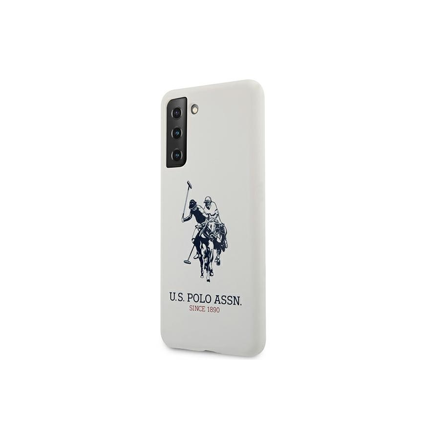Dėklas Us Polo Assn US Polo USHCS21MSLHRWH S21+ G996 balta|baltas Silicone Logo – 2